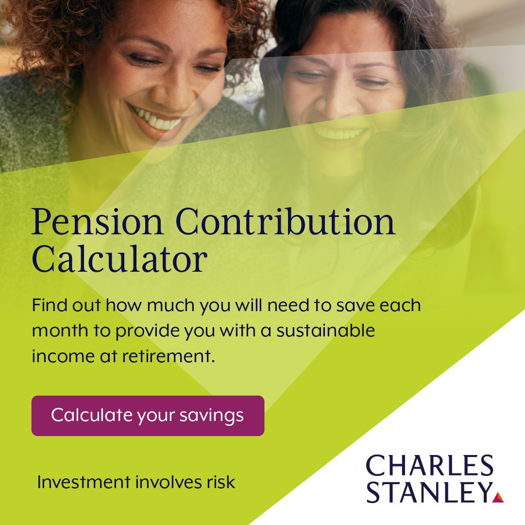 Calculate if you will have enough for the retirement you want with our Pension Contribution Calculator 📊. Find out more ➡️ bit.ly/3P88tQ8 Investment involves risk