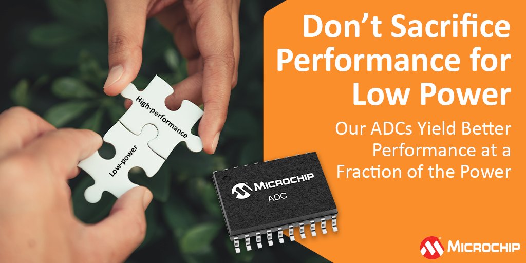 You shouldn't have to choose between two priorities. Learn more about our low-power and high-performance Analog-to-Digital converters: mchp.us/4aisOed. #ADC #HighPerformance #LowPower