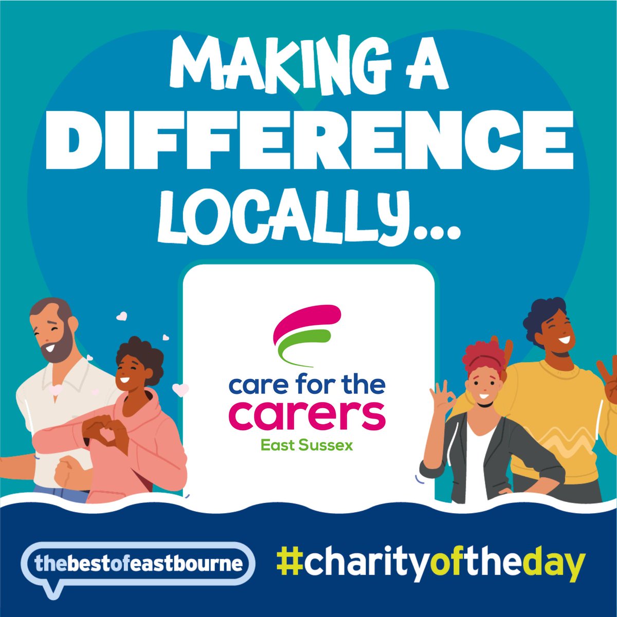 🤝 Making a difference locally 💙 Please show your support for @Care4theCarers, you can find out more about this local charity in our Community Guide bit.ly/3UnYcE0 #BestOfEastbourne #CharityOfTheDay #EastbourneCharity #EBcharity #EastbourneVolunteer