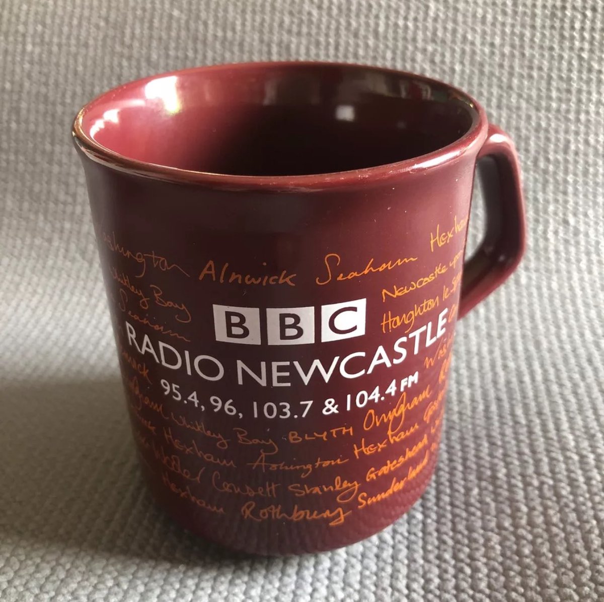 #burgundybrilliance from @BBCNEandCumbria #BBCRadioNewcastle #showusyourmugs