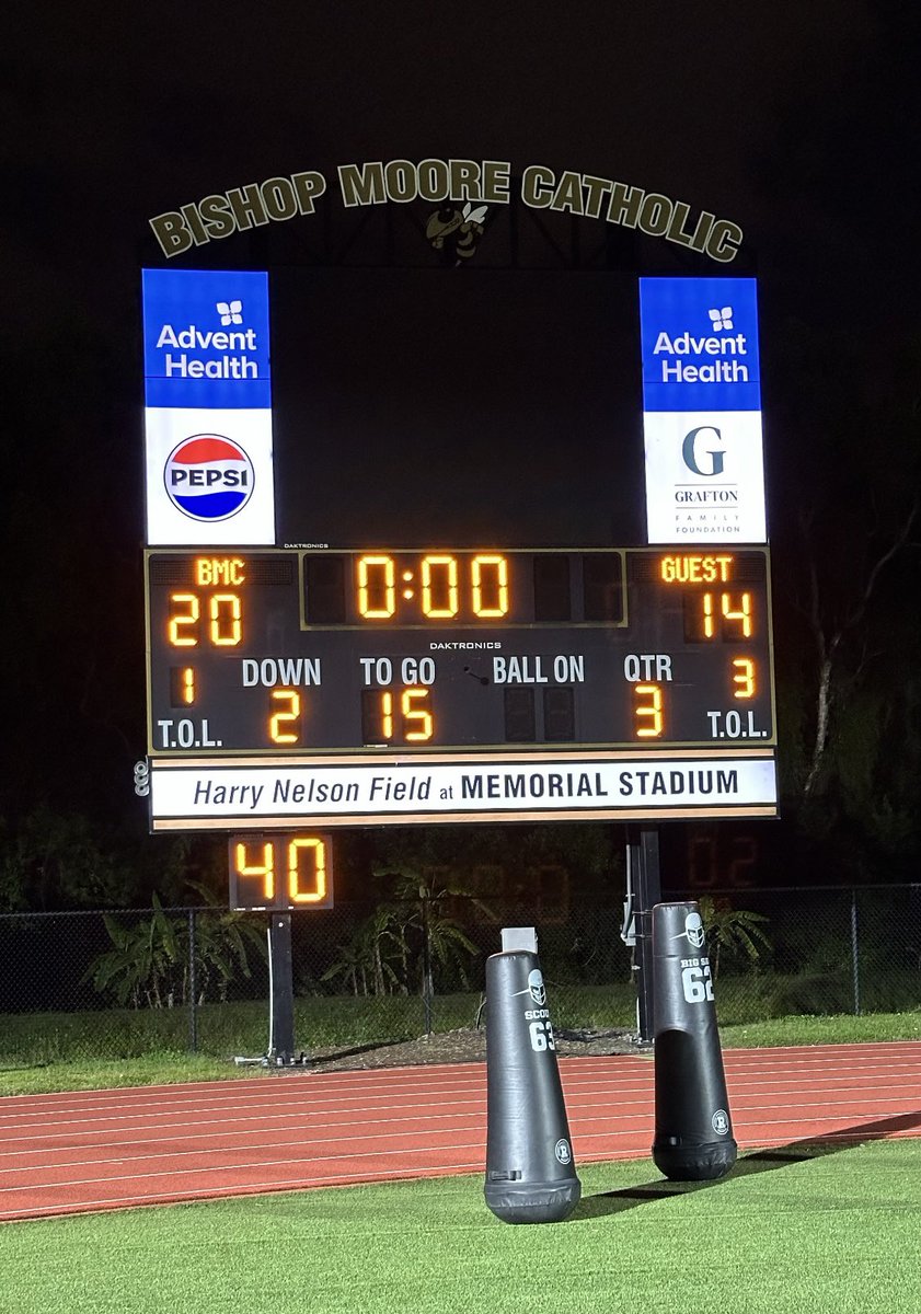 Hornets WIN 20-14 over Wekiva! We got better this spring and we are EXCITED for the fall to come! #DMGB #1MOORE #BMCFB @osvarsity @FlaHSFootball @CenFLAPreps @coachmicahjd