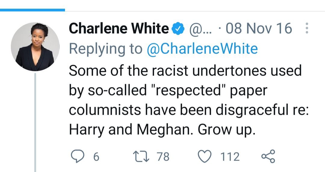 @Stilldrereacts @scobie Clever concept. No need for you to say a damn word; message received loud and clear.
The nerve of this industry to deny the racism which has underpinned coverage of Meghan since 2016.