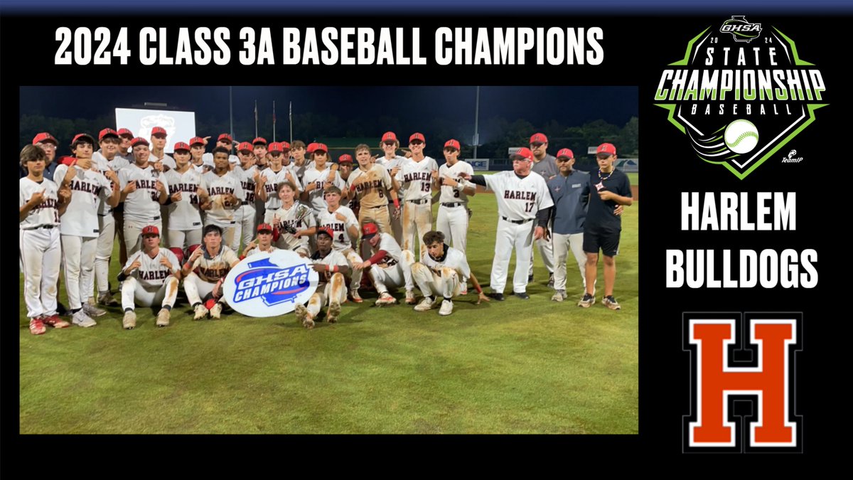 State Baseball Championship | ⚾️🏆 Congratulations to @harlem_baseball 2024 Class 3A Baseball Champions @MizunoSportsUSA @wilsonballglove