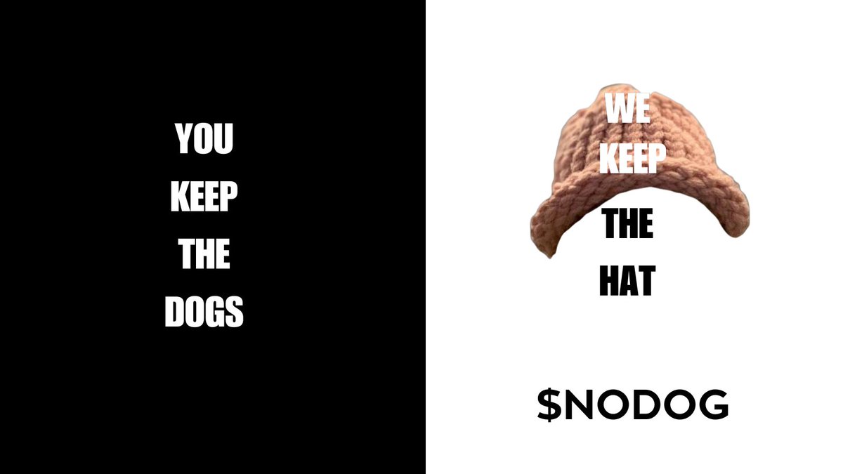 We keep the Hat

@nodogcto 
$nodog
