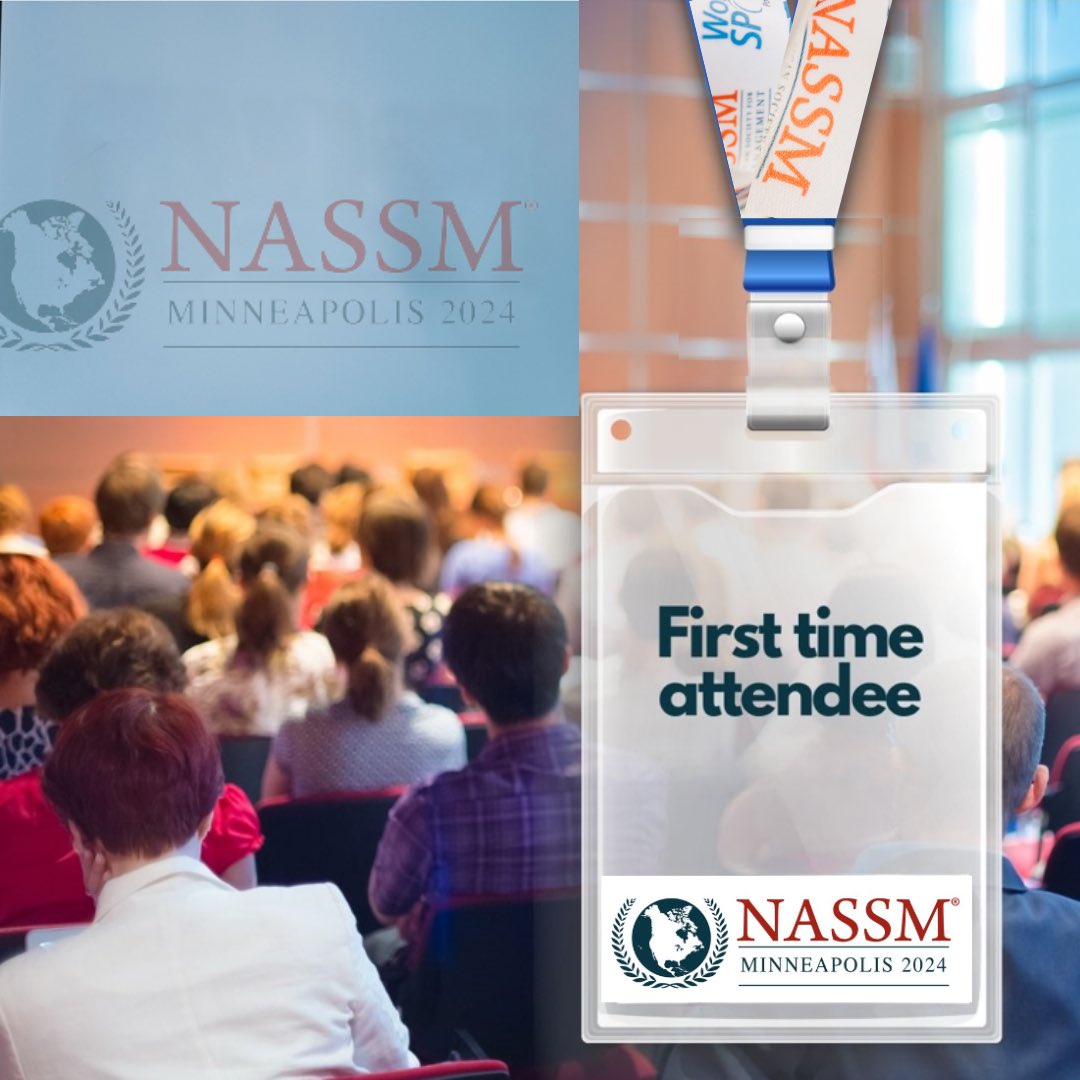 Are you attending #NASSM2024 conference for the first time? We have a special treat just for you! Post/repost this to your social media accounts (X, Instagram, Facebook, LinkedIn) and tag us (<a href="/NASSM/">NASSM</a>). Four winners will get discounted hotel rates at $149/night. #RoadtoNASSM