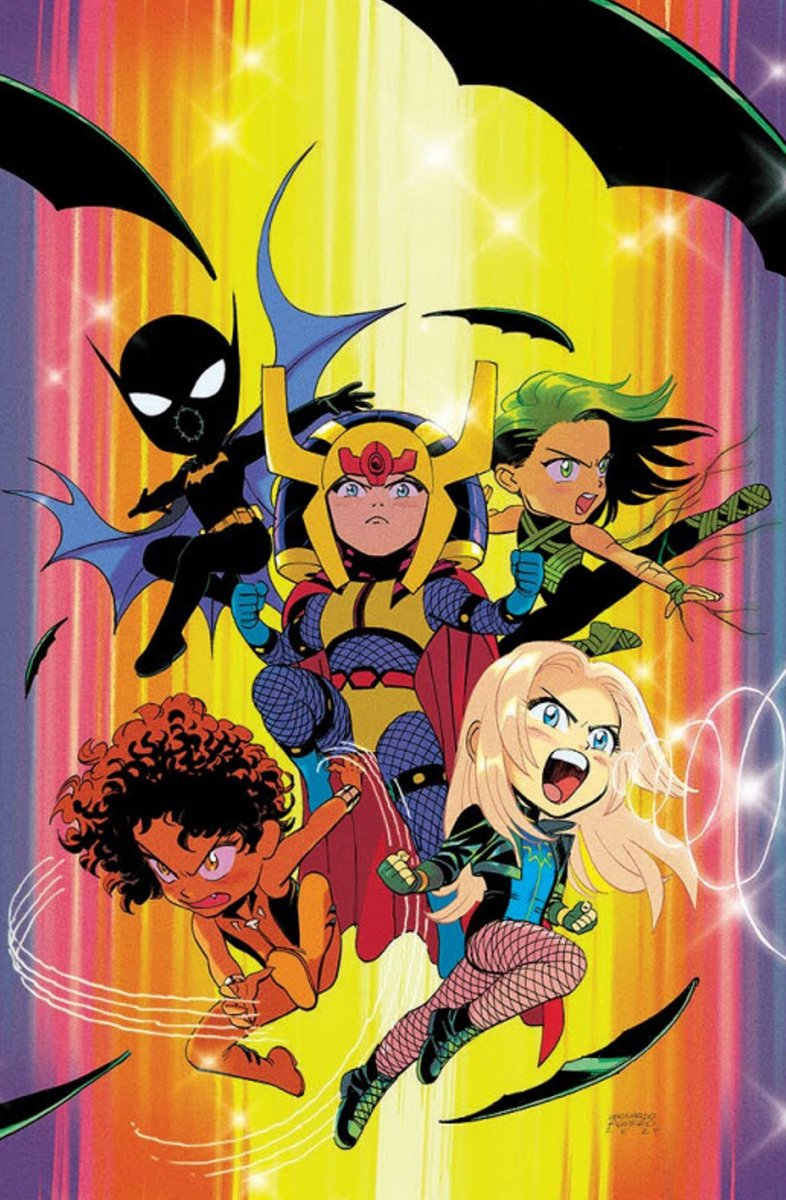 This got buried in the big news this week -- but solicits for BIRDS OF PREY #12 dropped & not only do we get this adorable @Leo__Romero 'chibi' cover but did you see who's drawing issue 12?! SOPHIE CAMPBELL! @mooncalfe1 🎶RE-UNITED AND IT FEELS SO GOOD!🎶 bit.ly/4bF3NLm