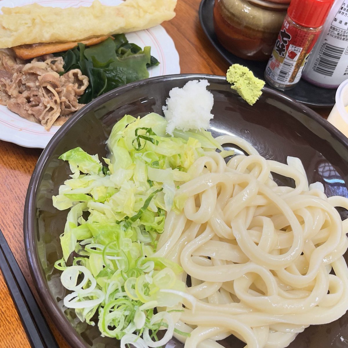 山梨の手打うどん麺許皆伝でlunch😋❤️
吉田うどん、麺太でコシあっておいしかった！