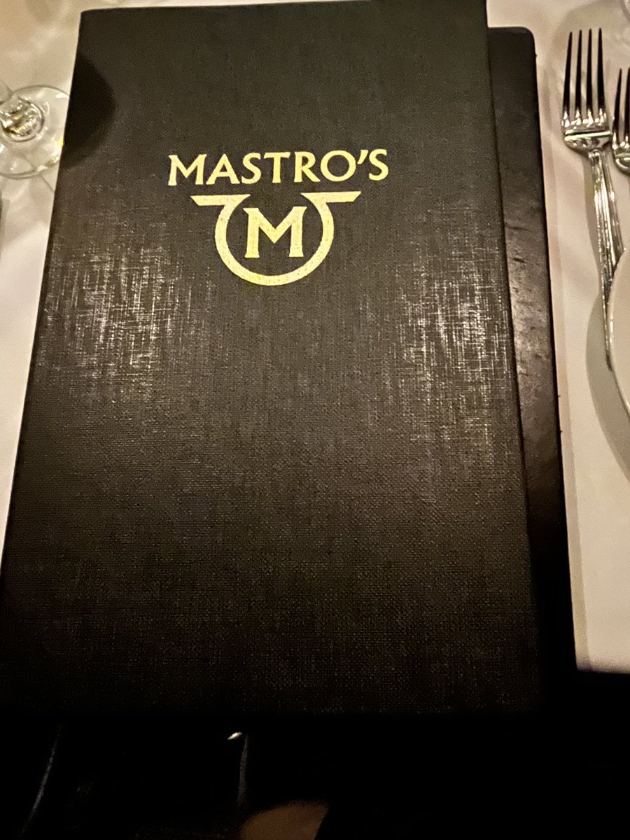 TeamGumball5's tweet photo. This is where I find my Zen 🧘♀️. Immabout to crush at Mastro’s. 😂 https://t.co/FbxIbWIK6Y