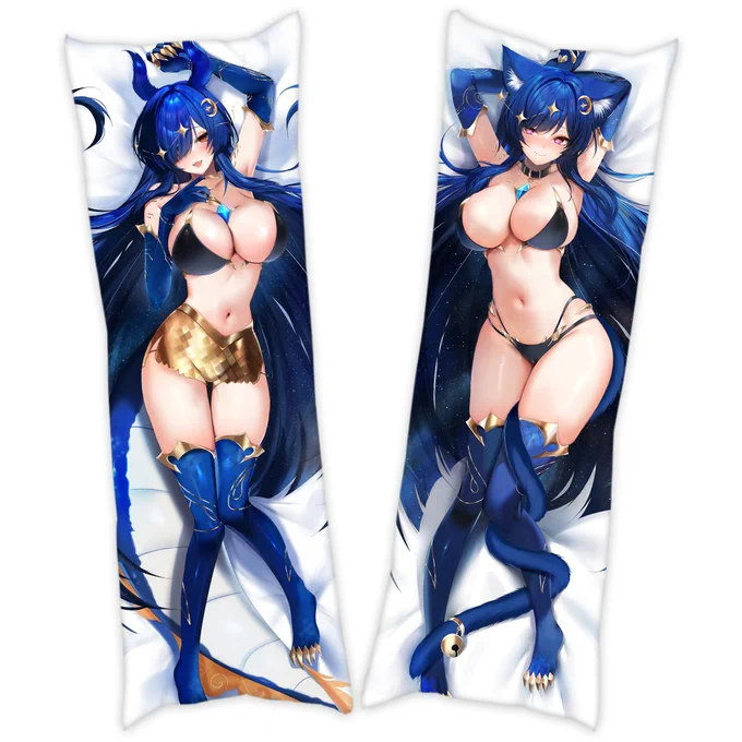 I was in charge of making Vienna's Dakimakura for her new model!  If you ever dreamt of hugging a beautiful dragon.... now's your chance !!! available on UwUmarket  #viennART