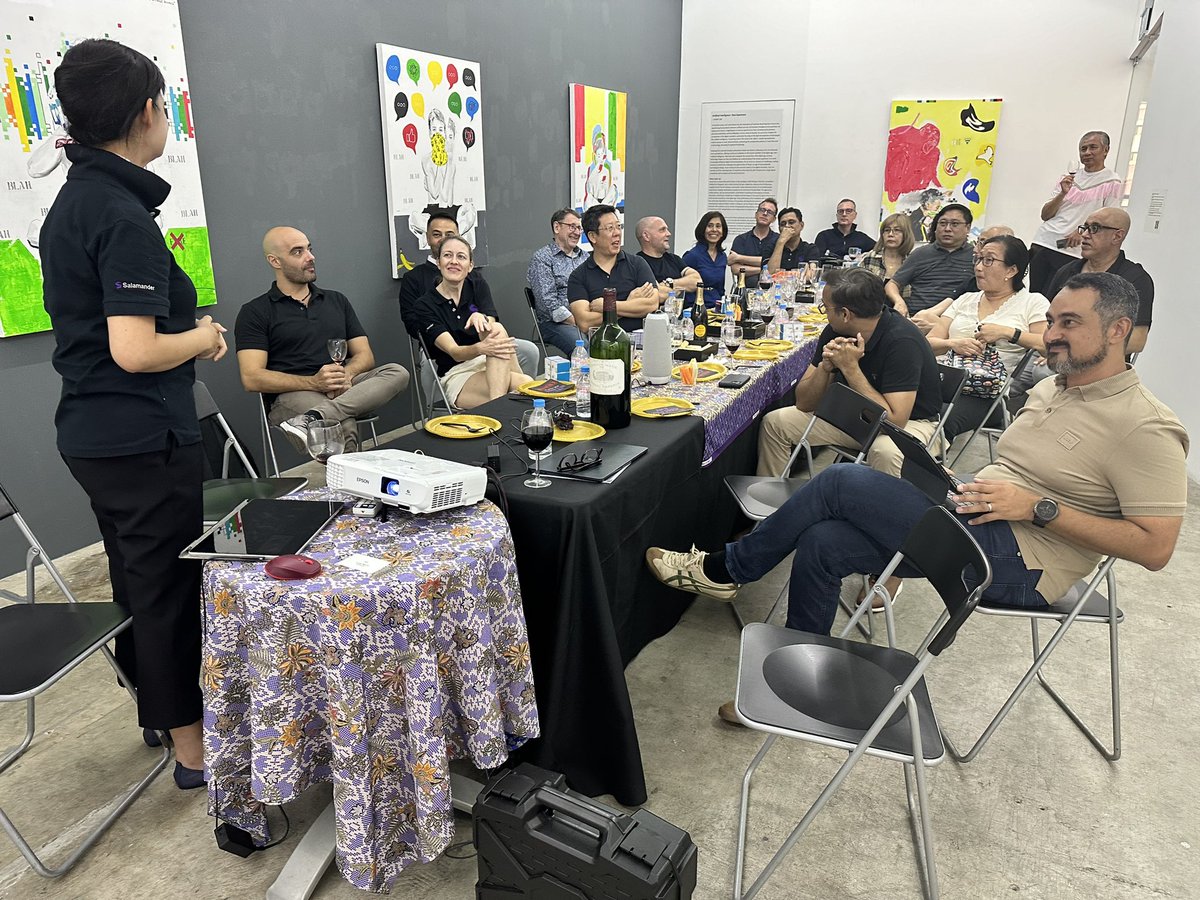 Great having some of the Salamander team together for a talk on AI