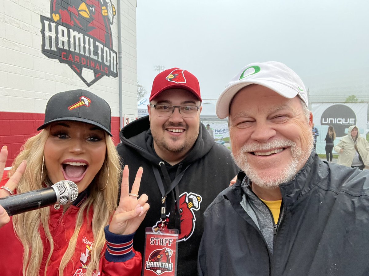 Catch the @HamCardinalsIBL for fun, affordable entertainment starting this weekend. The fabulous Emily Thompson @emythomp and Joey Ransom bring the off-field energy & exciting pro baseball makes for a memorable time out. Home games every Friday night all summer! Go Cardinals!