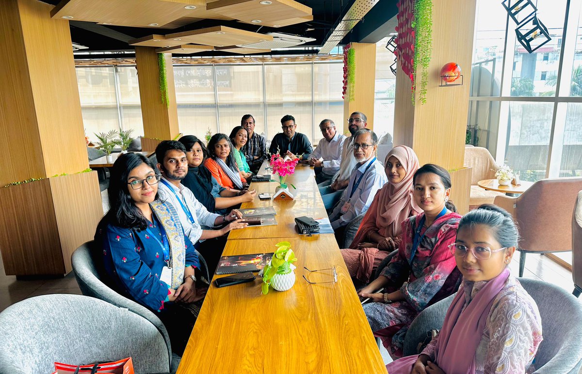 @EPF_SRR including British MP @RupaHuq and Program Officer @adytialeger, visited the #SERAC_Bangladesh office, community session and volunteer orientation on #SRHR in Dhaka followed by a briefing discussion on the implementation of #ICPD30