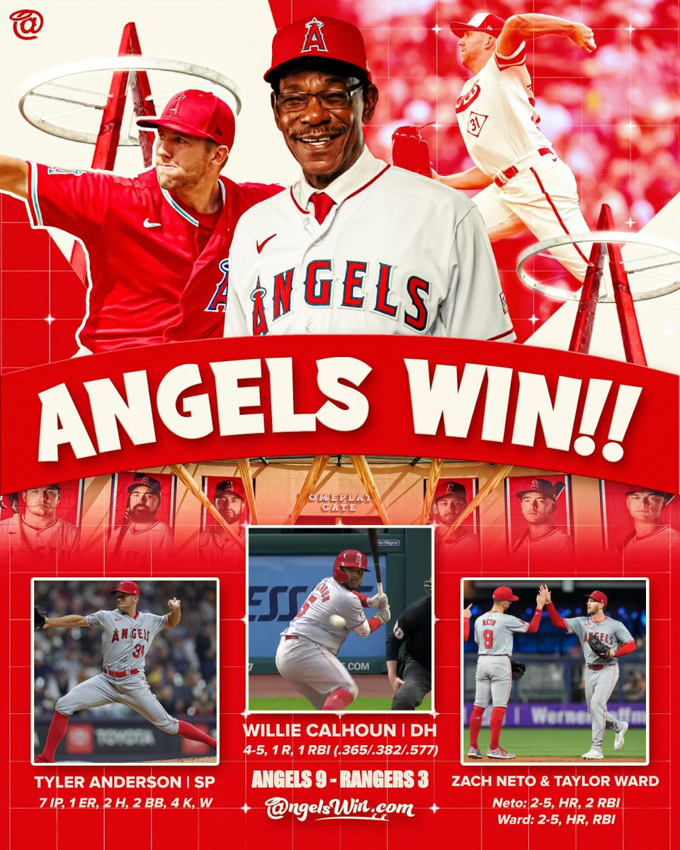 The @AngelsWin 9-3 over the World Champs! #LTBU #GoHalos #RepTheHalo #Angels