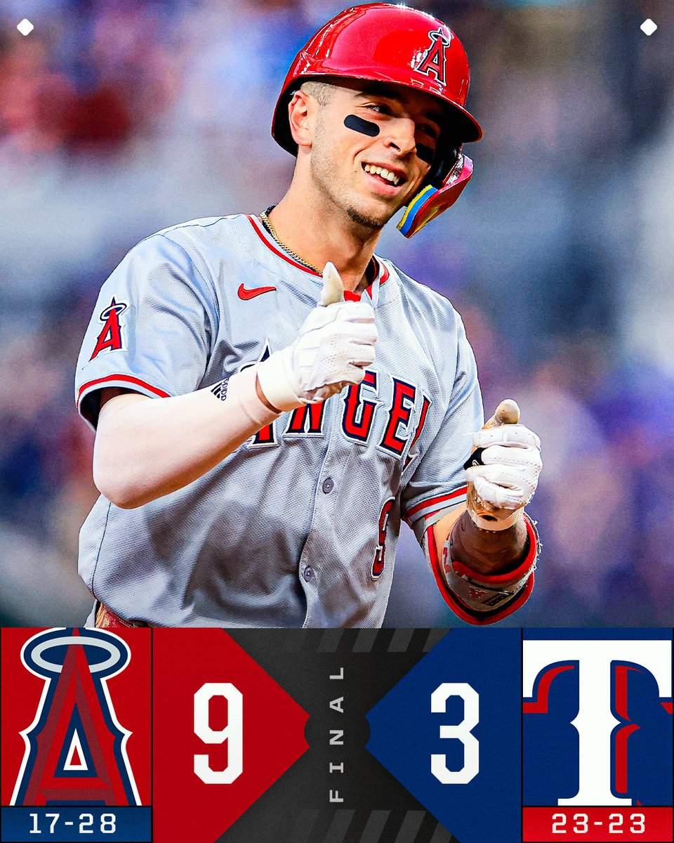 The @Angels first intra-division game of the season is a win over the defending champs!