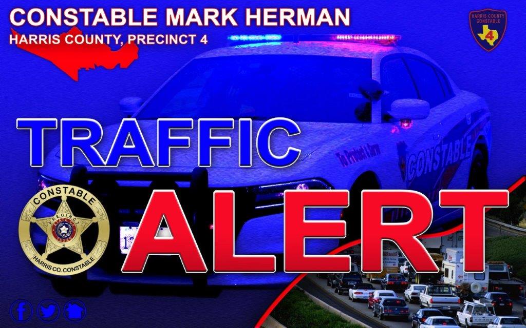 #TRAFFICALERT Constable Deputies are on a major crash near the 14700 block of N Eldridge Pkwy 

Follow us at Facebook.com/Precinct4 and download our new mobile app “C4 NOW” to receive live feeds on crime, arrests, safety tips, traffic accidents and road conditions in your area