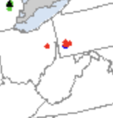 2cnd time within a week where the only tornadoes show up in an area where there was not even a slight risk the morning of