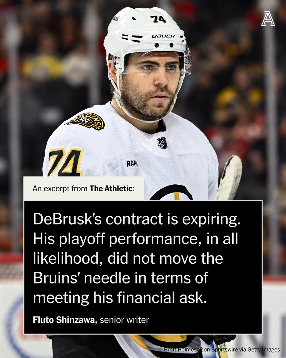 For the second straight year, the Panthers ended the Bruins’ playoff run. So what comes next for Boston? It starts with difficult roster decisions, starting with postseason goal leader Jake DeBrusk. @FlutoShinzawa has more ⤵️ nytimes.com/athletic/54935…