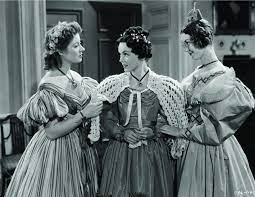 Greer Garson, Maureen O'Sullivan and Marsha Hunt in Pride and Prejudice (1940)...