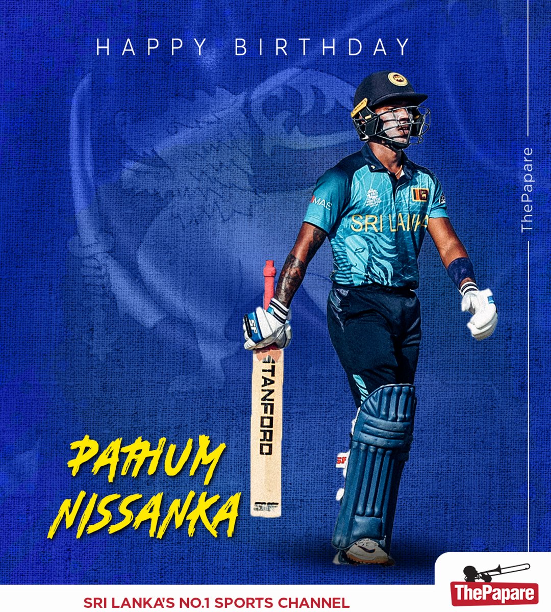 Happy Birthday to Sri Lanka’s first and only double centurion in ODI cricket – Pathum Nissanka who turns 26 today. 🎂 Read 👉 bit.ly/Pathum-Nissank…