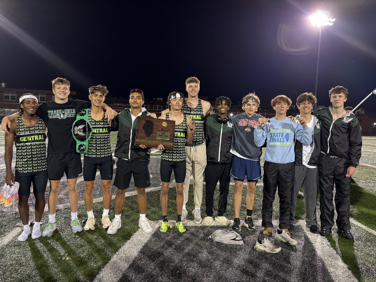 GCHS Athletics (@gogchsrams) on Twitter photo Congratulations <a href="/GCHSTRACK/">Grayslake Central Boys Track and Field</a>, 2024 Track & Field Sectional Champions!!! 🏆
Congrats to State Qualifiers: Christian Jaimes, John Vagnoni, Sean Mullen, Trey Sato, Alex Carter, Evan Richardson, Connor Flood, Jordan Cleaves, Elliott Bond, Jack Lapidus, Everett Ciokajlo, & Daniel Sachuk Congratulations <a href="/GCHSTRACK/">Grayslake Central Boys Track and Field</a>, 2024 Track & Field Sectional Champions!!! 🏆
Congrats to State Qualifiers: Christian Jaimes, John Vagnoni, Sean Mullen, Trey Sato, Alex Carter, Evan Richardson, Connor Flood, Jordan Cleaves, Elliott Bond, Jack Lapidus, Everett Ciokajlo, & Daniel Sachuk