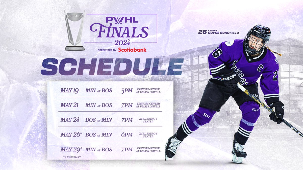 After an incredible win, we're heading to Boston, ready to bring our A-game, and then it's back home to Minnesota! Join us on this exhilarating journey chasing the championship! *All game times are listed in Eastern Time (ET) 📰 bit.ly/3UPeUKS Finals presented by