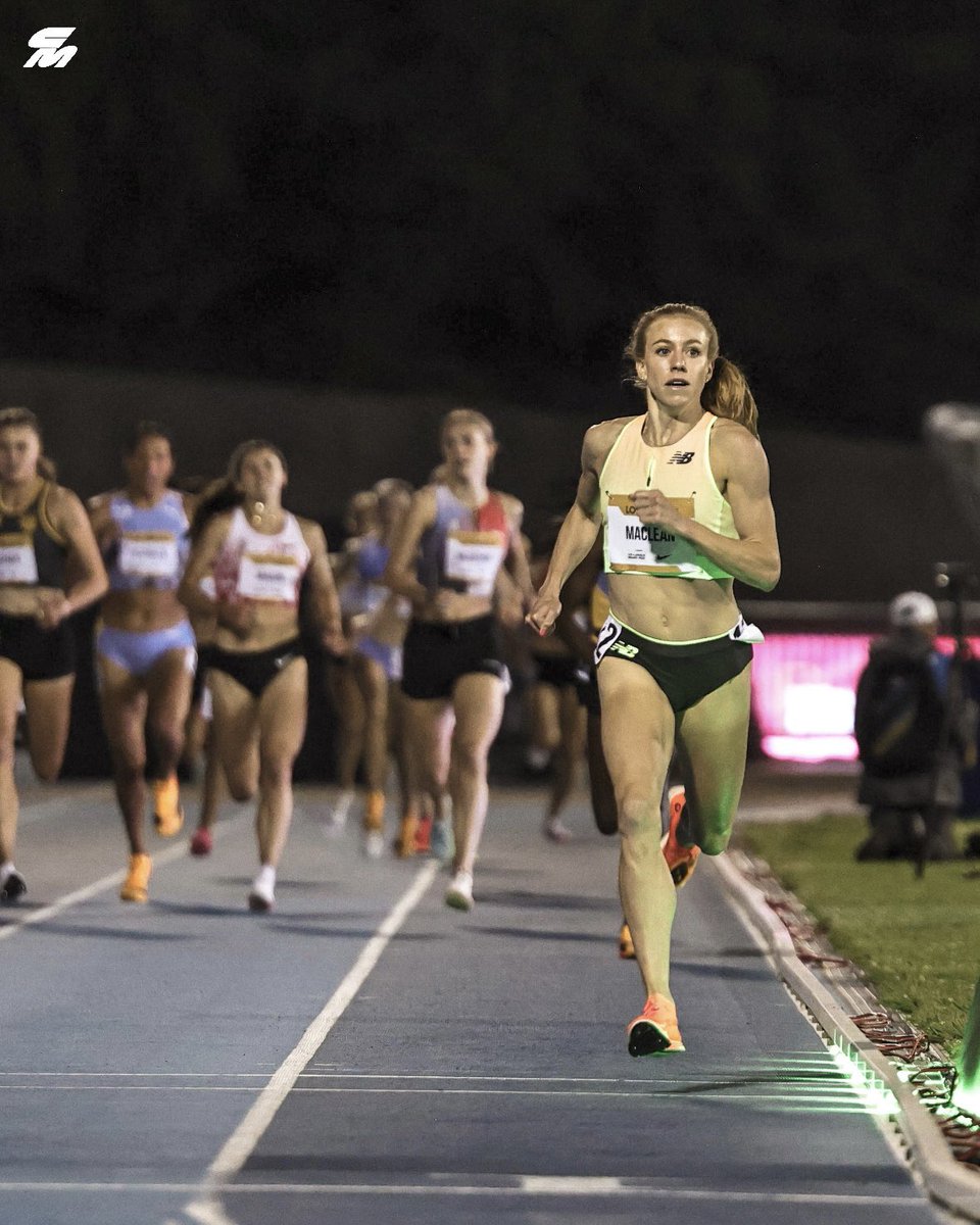 HEATHER MACLEAN HAS ENTERED THE CHAT 👀
 
After missing some time indoors due to injury, <a href="/heathair31/">Heather MacLean</a> decisively reinserts herself into the Olympic conversation with a 4:02.49 heat win in the 1500m at the LA Grand Prix.
 
MacLean took off like a rocket with 600 meters remaining