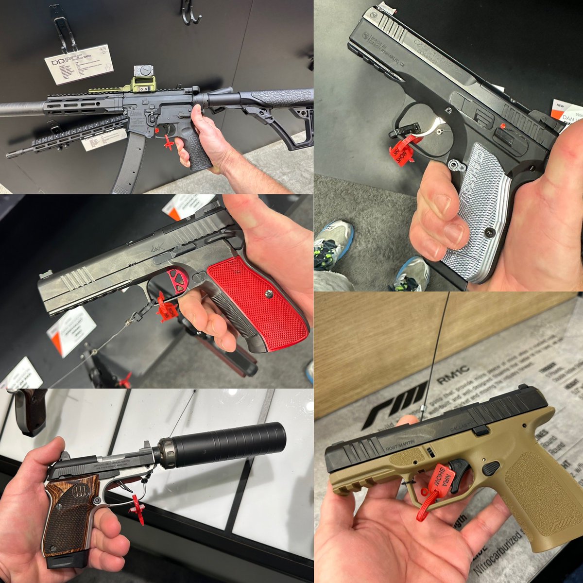 Mrgunsngear's tweet image. Some cool guns I don’t have but want to have that I saw at NRAAM today…

If y’all could only have one which would you pick ⬇️🤔

#cz #DanielDefense #danwesson #beretta #RostMartin #aimpoint