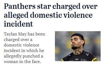 The NRL and men's sport in general is a toxic breeding ground for male violence, misogyny and homophobia. #auspol #EnoughIsEnough