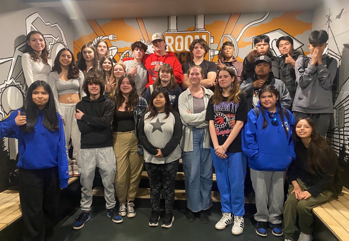 More fun during the Reconciliation Exchange at <a href="/RoomEscapeOtt/">Room Escape Ottawa</a> Escape rooms followed by Archery tag! <a href="/NotreDameOCSB/">Notre Dame High School</a> <a href="/MrsRupertOCSB/">Mrs Rupert</a> <a href="/SacredHeartOCSB/">Sacred Heart Catholic High School</a> <a href="/ocsbindigenous/">OCSB Indigenous Ed</a>