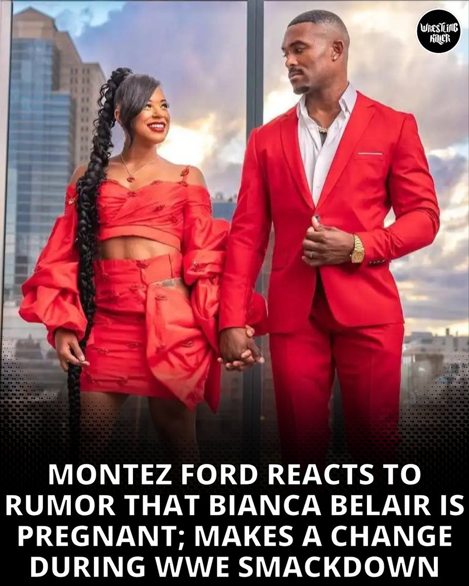Montez Ford reacts to rumor that Bianca Belair is pregnant; makes a change during #SmackDown Find out more 👉 tinyurl.com/ycyytsxb