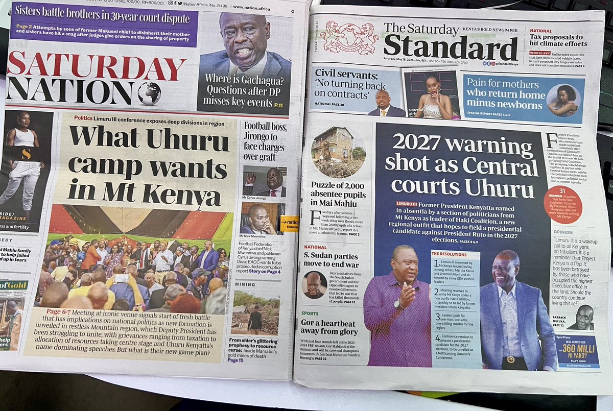 In your Dailies this morning #themorningafter @Hot_96Kenya