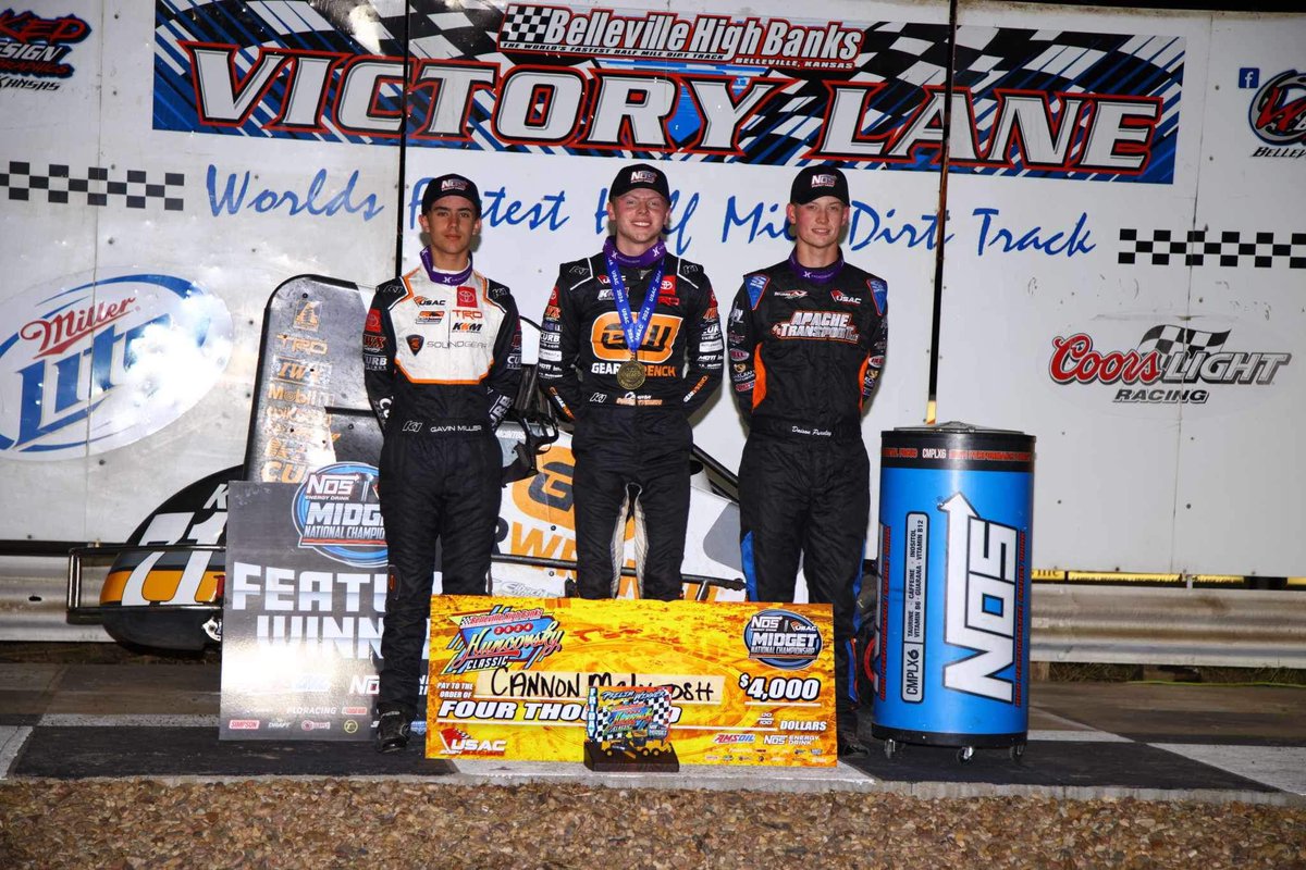 GMillerRacing (@gavin_miller97) on Twitter photo Podium finish tonight! Thank you <a href="/SoundGearHear/">SoundGear</a> and everyone at <a href="/KKM_67/">Keith Kunz Motorsports</a>. Will be back tomorrow at <a href="/BellevilleHB/">Belleville High Banks</a>. #TeamToyota Podium finish tonight! Thank you <a href="/SoundGearHear/">SoundGear</a> and everyone at <a href="/KKM_67/">Keith Kunz Motorsports</a>. Will be back tomorrow at <a href="/BellevilleHB/">Belleville High Banks</a>. #TeamToyota
