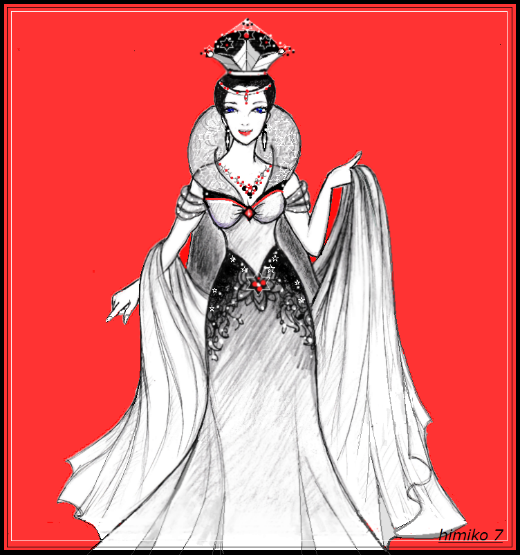 「#イラスト #女王過去絵アレンジ」|himiko 7のイラスト