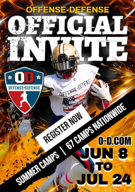 Nathan (@nathanmula4) on Twitter photo Blessed to receive an invite from
<a href="/odr365/">Offense-Defense Recruiting</a>,Cant wait to put in some more work💪🏾 Blessed to receive an invite from
<a href="/odr365/">Offense-Defense Recruiting</a>,Cant wait to put in some more work💪🏾
