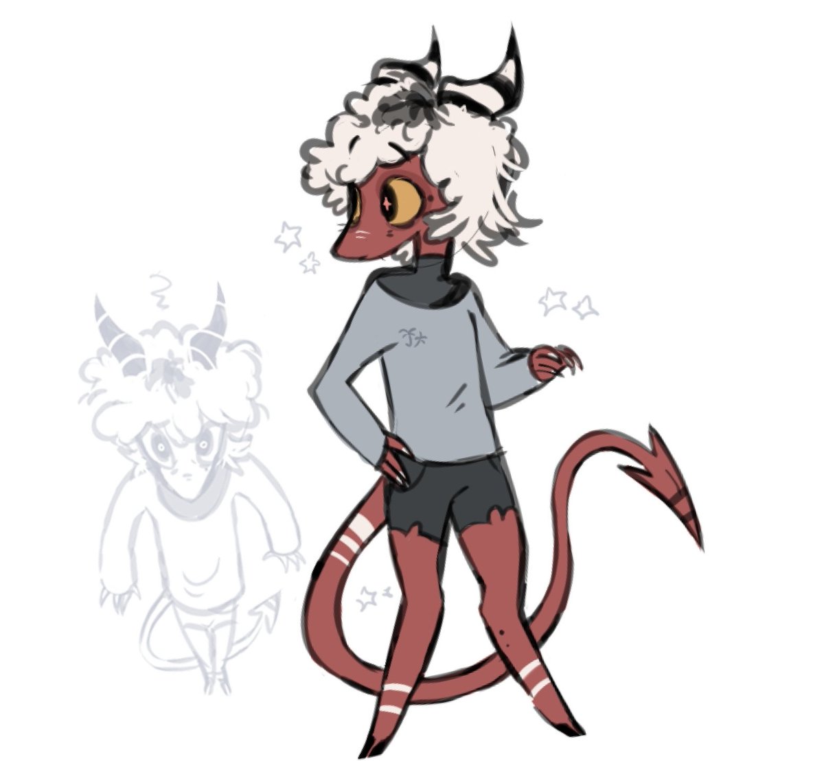 Stupid little imp guy (me) #impsona