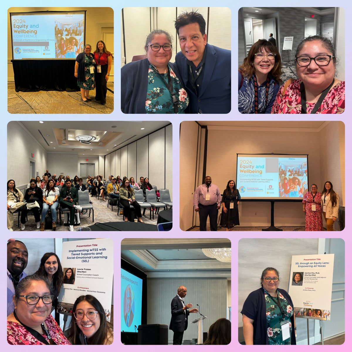 Some of the highlights from @lacoe_chss Equity and Wellness Conference 2024. I had the honor to co-present twice with some amazing folks. Reconnected with social media friendlies. Keynote speakers were 🔥 especially Dr. Noguera. The student performances were 🌟