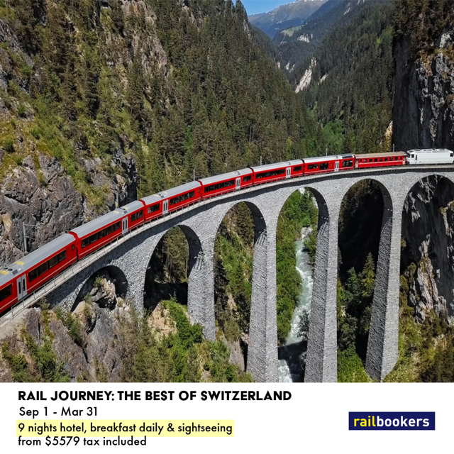 Don't miss out on the trip of a lifetime! Book now and start your rail adventure! #Railbookers #TrainTravel🚞 🚆🗺️

#HobbitzTravel2024 #TravelBestBets2024
#2024VacationPlanning #EscapeTheRatRace 🐀
#VacationIsCalling2024🗺
#TheTimeToBookIsNow2024⏳
#PictureYourselfHere2024📷