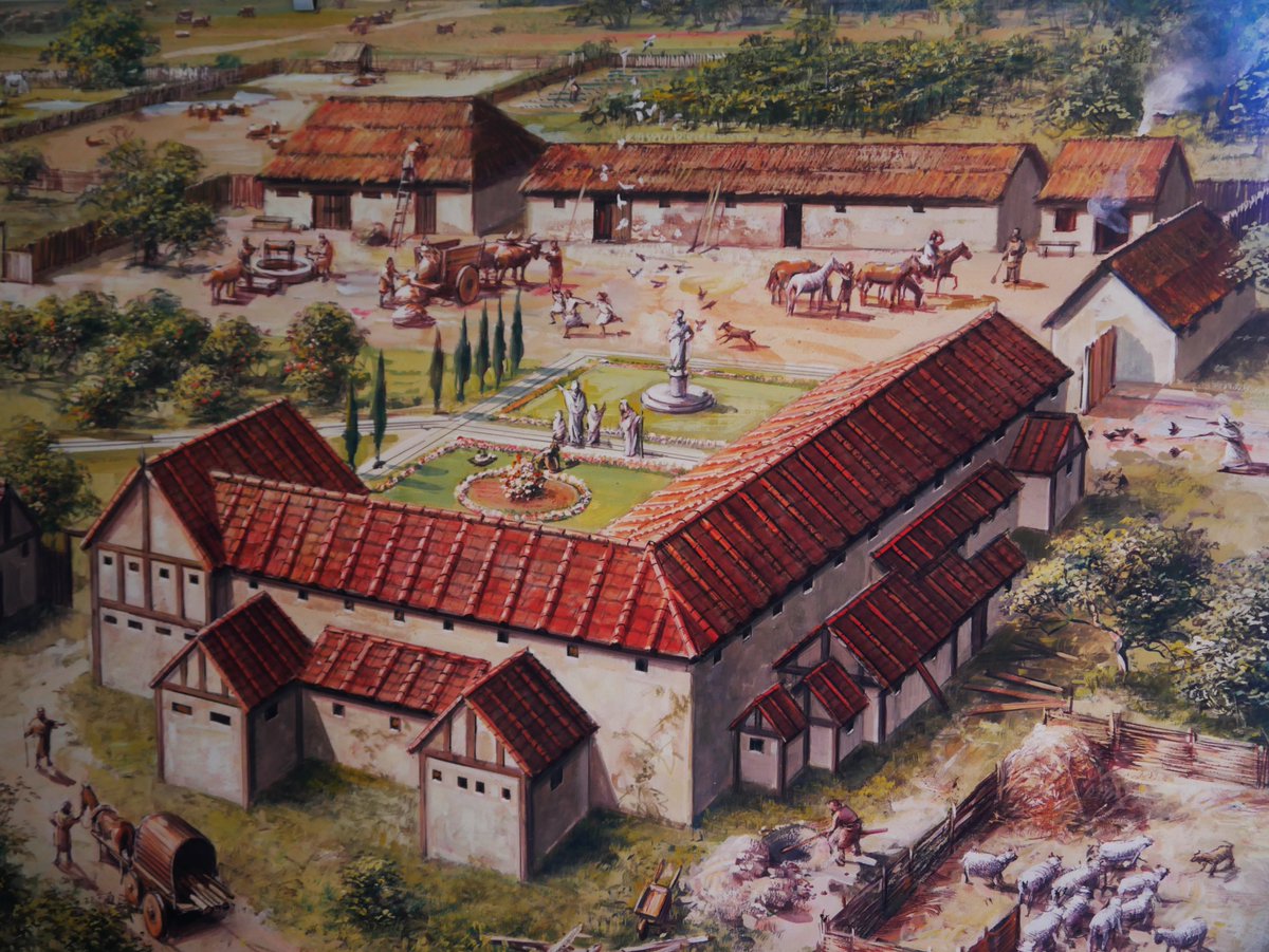 #RomanSiteSaturday with @HCTRoman Rockbourne Roman Villa, Hampshire with its instantly recognisable mosaics & hypocaust