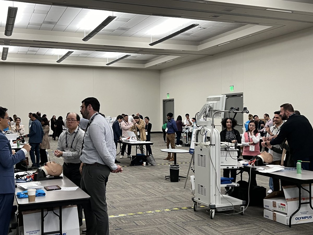 An intensive day of didactics &amp; hands on sessions-PCCM fellows readily dived into this incredible learning experience! 1st day of ATS Fellow Track Symposium <a href="/atsearlycareer/">ATS Early Career</a> <a href="/ATSMedEd/">ATS Section on #MedEd</a> #ATS2024 <a href="/atscommunity/">American Thoracic Society (ATS)</a>