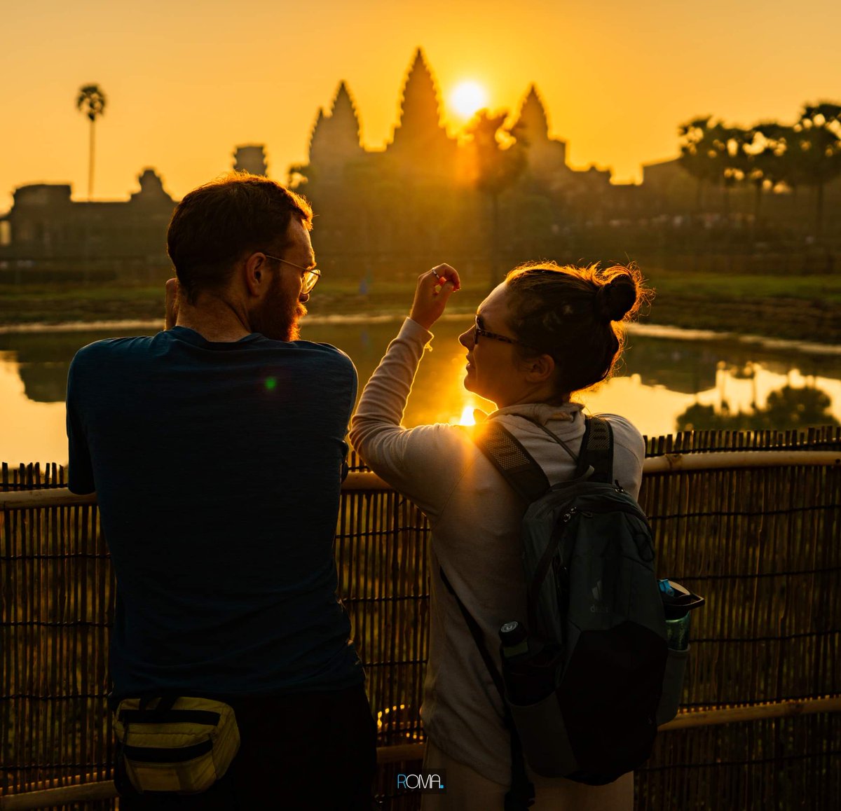 Beautiful Angkor Wat sunrise
 #AngkorWat #SunriseMagic #CambodiaTravel #cambodia #fypシ゚viral
