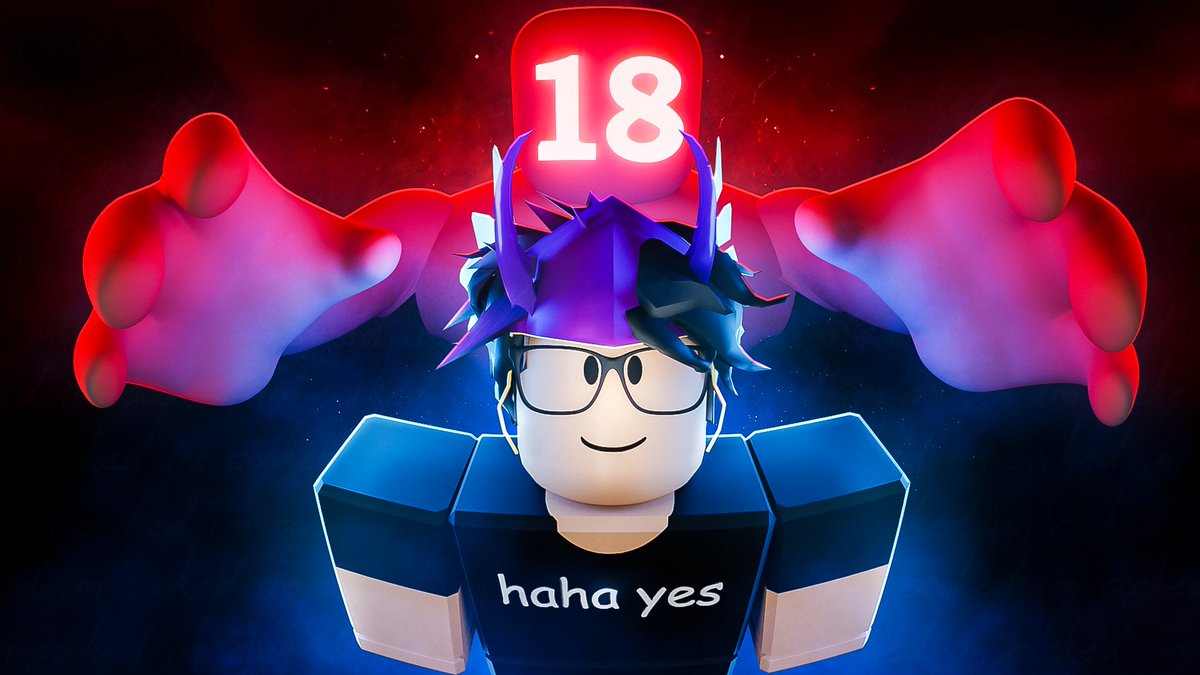 Just turned 18 today. I am officially #cooked.

"🥳🎂" "We ball." 

made this to show how I feel about being an actual adult now. Luv u all 🫶

#Roblox #RobloxArt #RobloxGFX #cooked