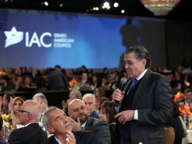 The IAC is the Israeli intel cutout which organized the infrastructure behind the violent, still unpunished assault on UCLA student protesters Here's Haim Saban - a top Biden donor who just dropped $929,599 on the Biden campaign's Victory Fund - at IAC's 10 anniversary gala