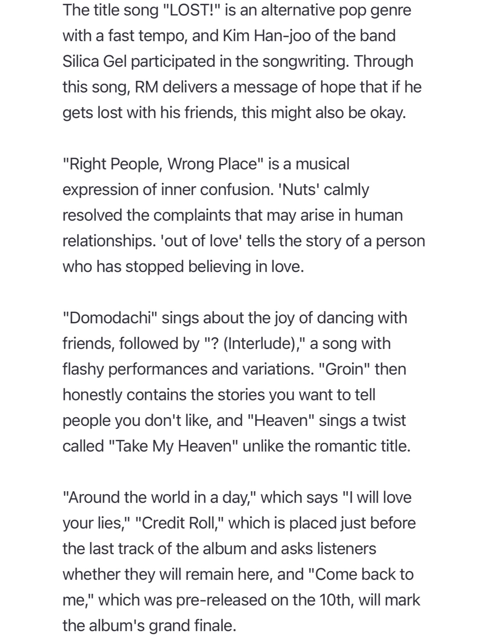 moni⁷ 𖠌 على X: &ldquo;NAMJOON&rsquo;s &lsquo;RIGHT PLACE, WRONG PERSON&rsquo; TRACK 