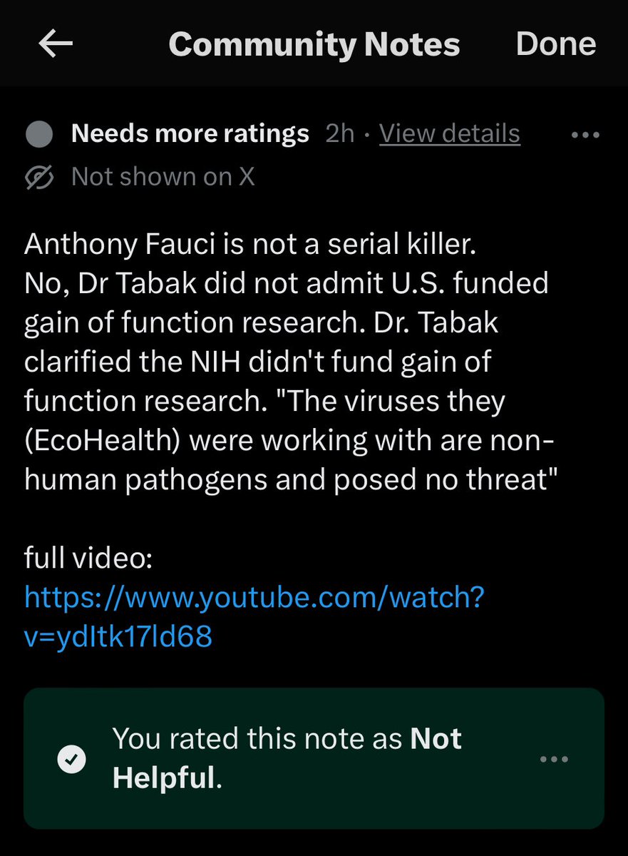 WRONG. Dr. Fauci is a Serial Killer.