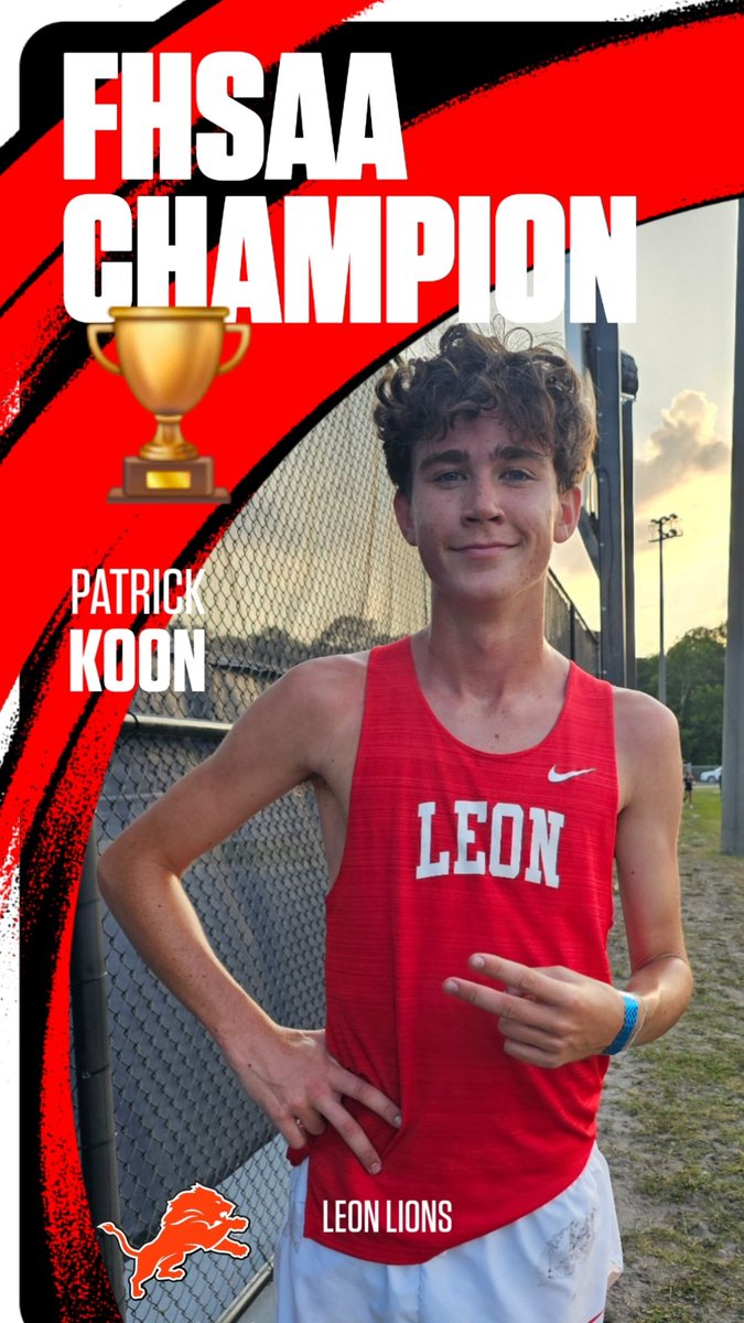 Congrats Pat on another awesome FHSAA STATE FINALS!

🥈 - 1600M (PB)
🥇- 3200M (MEET RECORD)