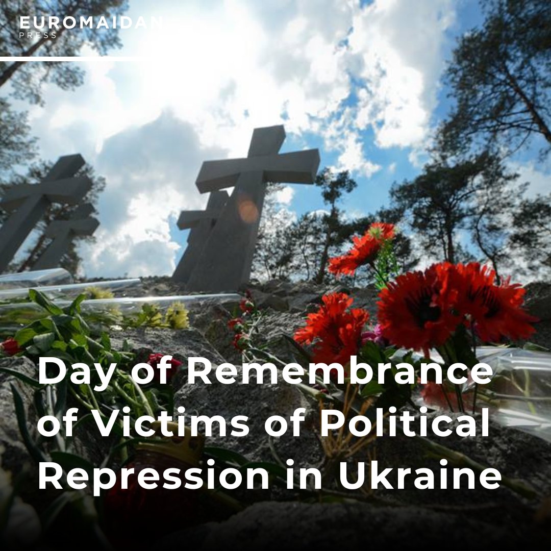 Today is the Day of Remembrance of the Victims of Political Repressions in Ukraine. It commemorates🇺🇦intellectuals murdered by the totalitarian soviet regime. One of the most tragic memorial sites is the Bykivnia Graves near Kyiv, where the NKVD disposed of thousands executed.