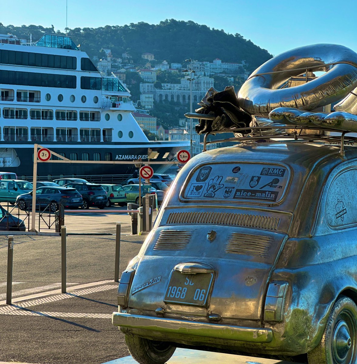 Well hello French Riviera and hello <a href="/Azamara/">Azamara</a> Quest! 

Looking forward to the next 10 nights of Med sunshine, fast cars and one of the most homely ships we’ve ever sailed on. Please follow along on our Insta and YouTube! 

Simply search ‘Visit With Us’ and subscribe! ❤️🥂 #hosted