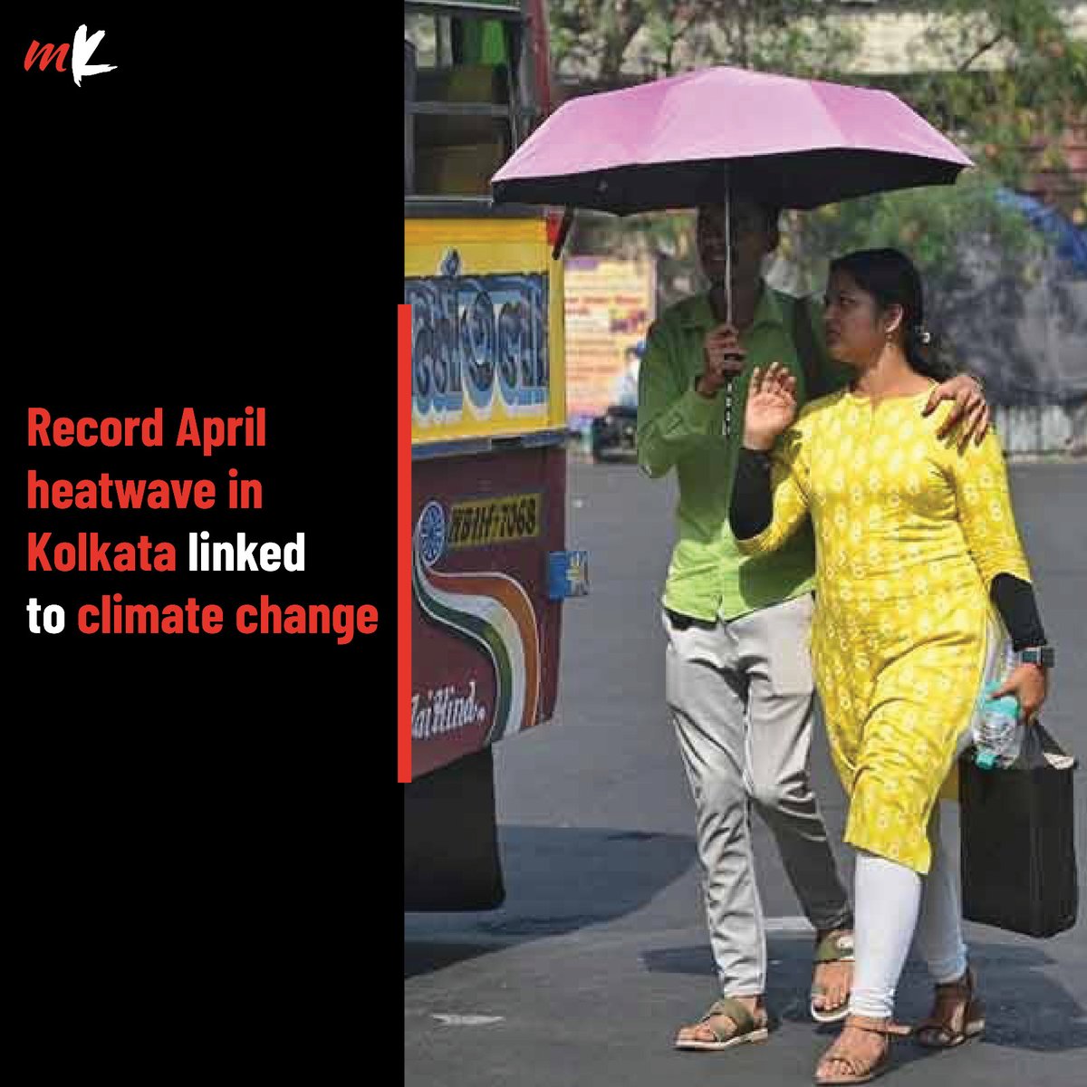 A study by scientists from the World Weather Attribution Group has attributed record April temperatures to climate change and El Nino phenomenon. Know more here: telegraphindia.com/my-kolkata/new… #Summer #ClimateChange #ClimateCrisis #Environment #UNClimateReport #IMD