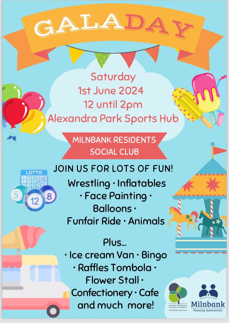 Date for your diary folks!  Our Gala Day is at our Sports Hub again this year on Saturday 1st June. Last year was a fantastic day and this year looks great. See you there 😎