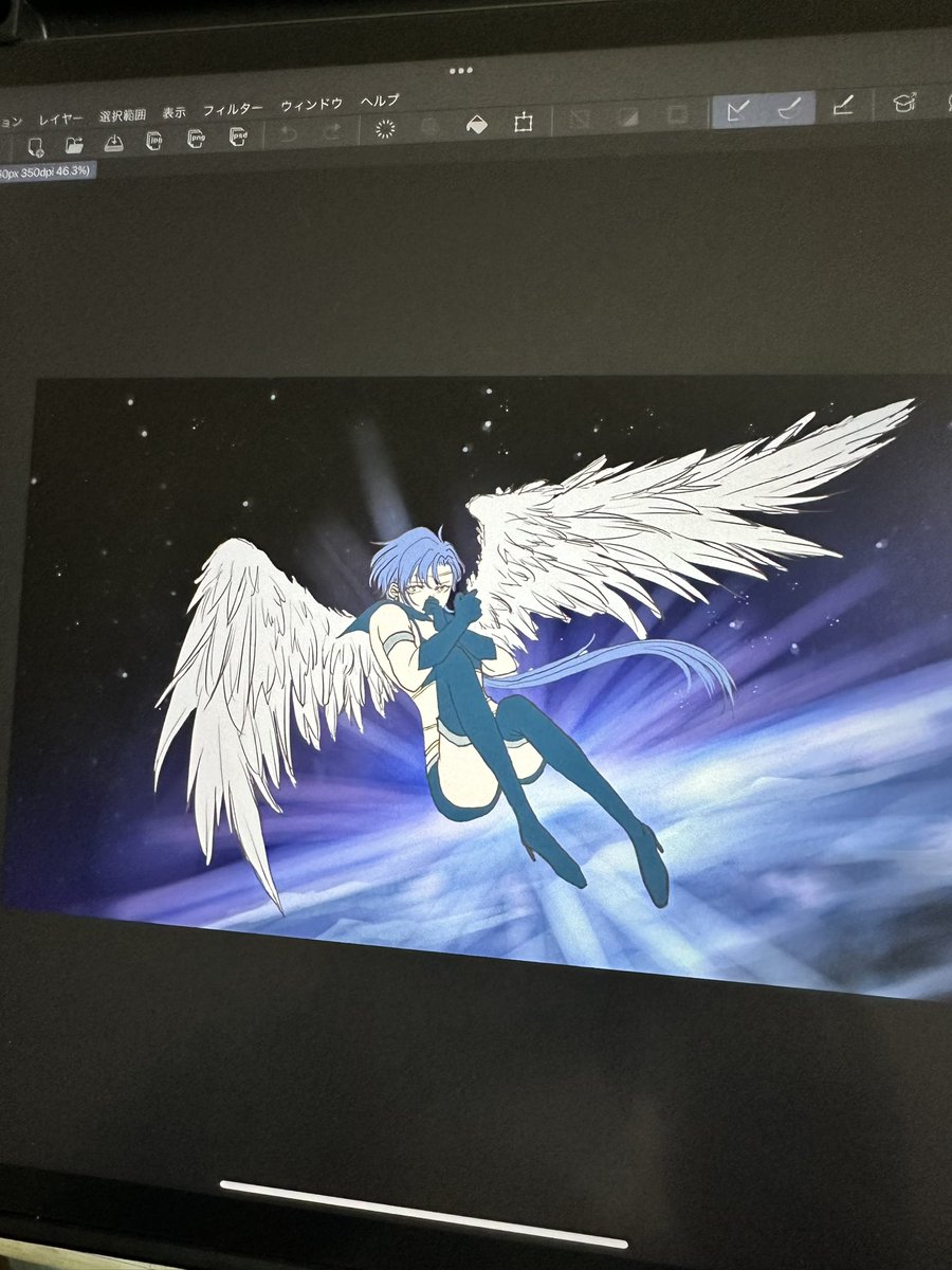 Erik___152's tweet photo. WIP
星になる/Islet
歌ってみた動画用イラスト制作中です🌠
#Islet #星になる #illust #セーラームーン 
#歌みた https://t.co/pApsRaxl8o